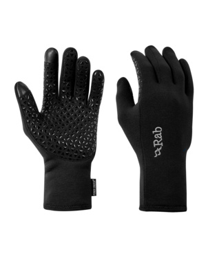 Power Stretch Contact Grip Gloves Black