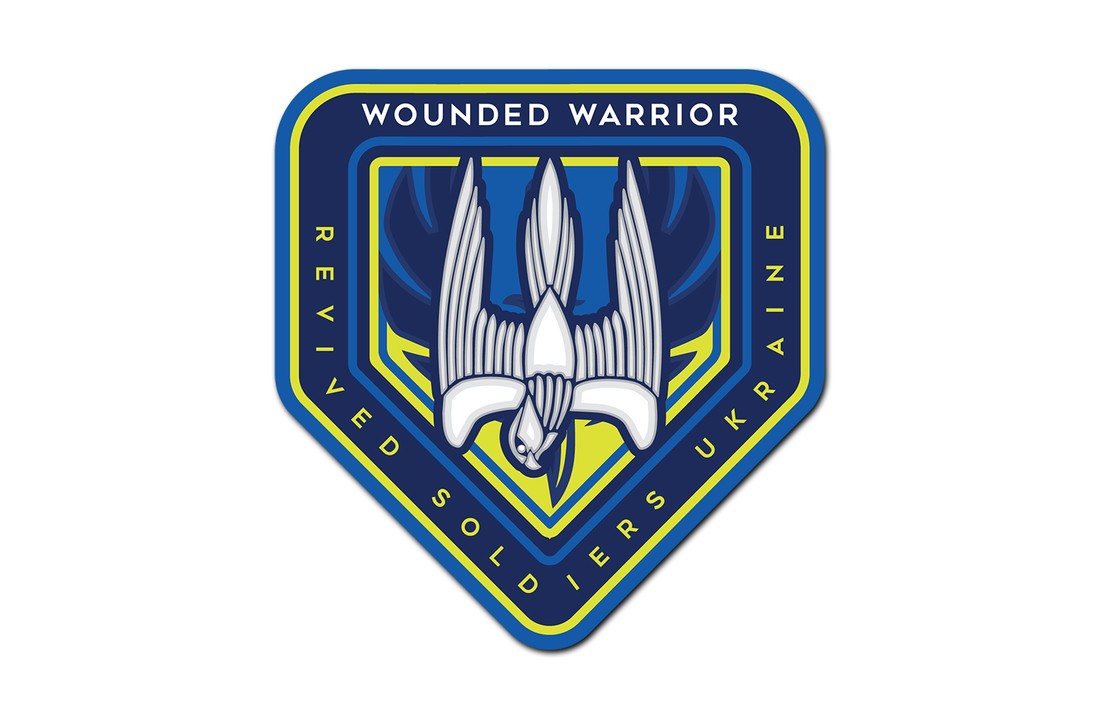Ukraine Support Patch "Wounded Warrior"