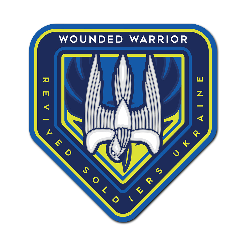 Ukraine Support Patch "Wounded Warrior"