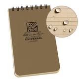 Top-Spiraal Notebook 3x5" Tan