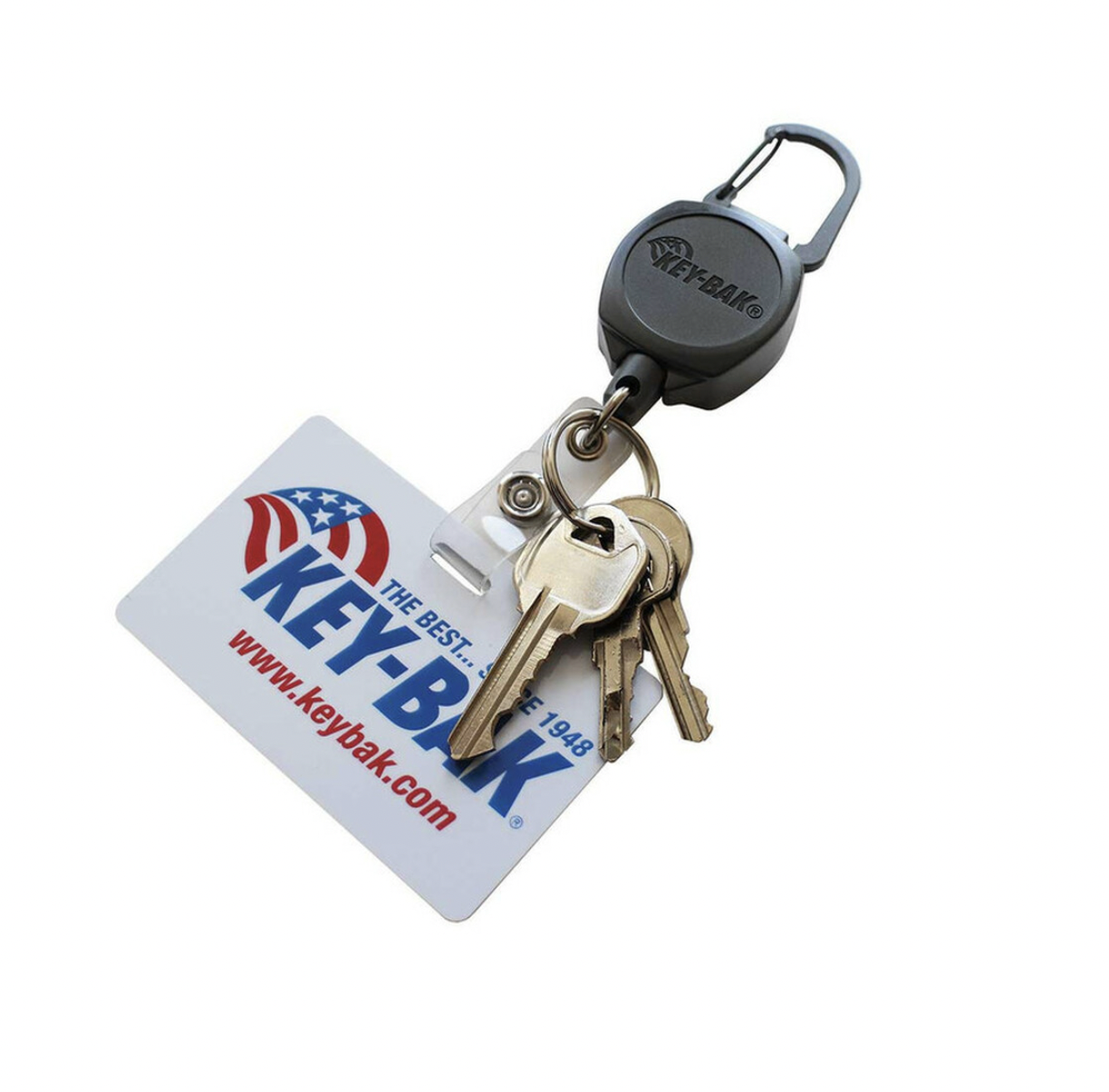 Sidekick Retractor 24" Key Holder with Carabiner