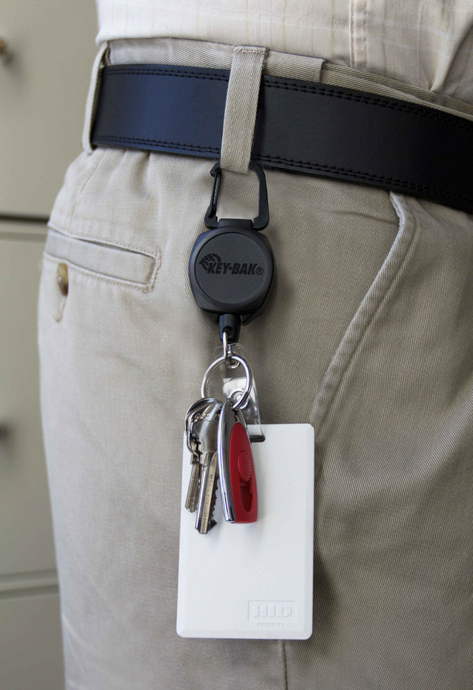 Sidekick Retractor 24" Key Holder with Carabiner