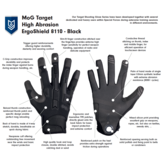 8110B - TARGET High Abrasion ErgoShield Gloves Black Wolf