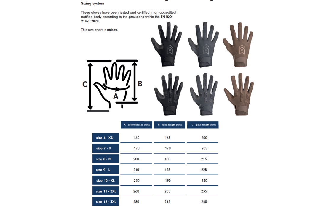 8110C - TARGET High Abrasion ErgoShield Gloves Coyote
