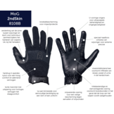 8108B - 2nd Skin TS Gloves Black (Steek/Snij Werend)