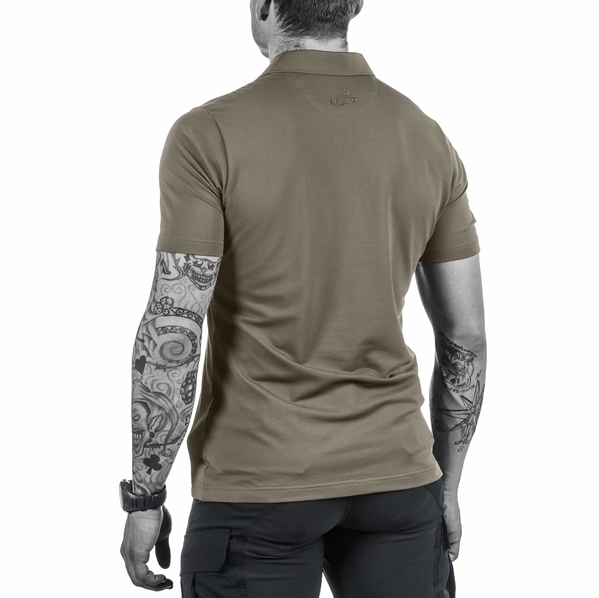 Urban Polo Shirt Brown Grey