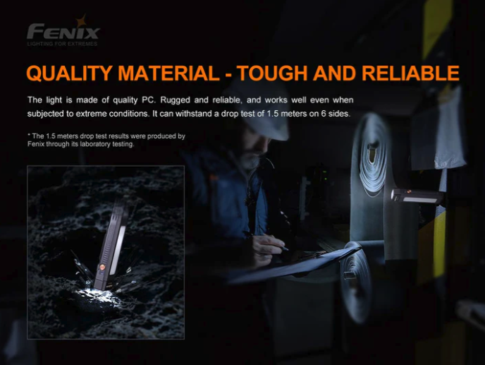 WT16R Rechargable Magnetic Flashlight (300 lumen)