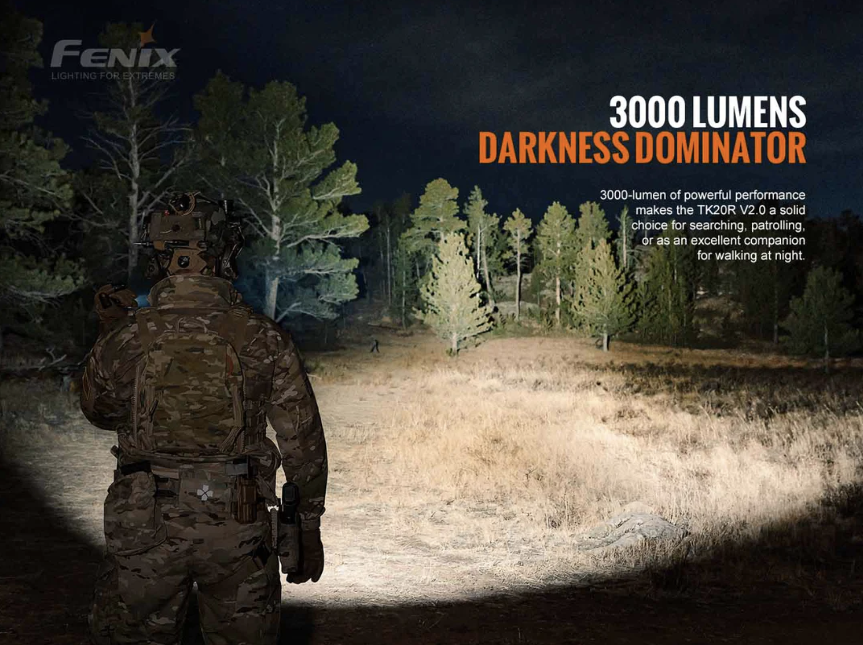 TK20R V2.0 Zaklamp / Flashlight (3000 lumen) incl. Accu