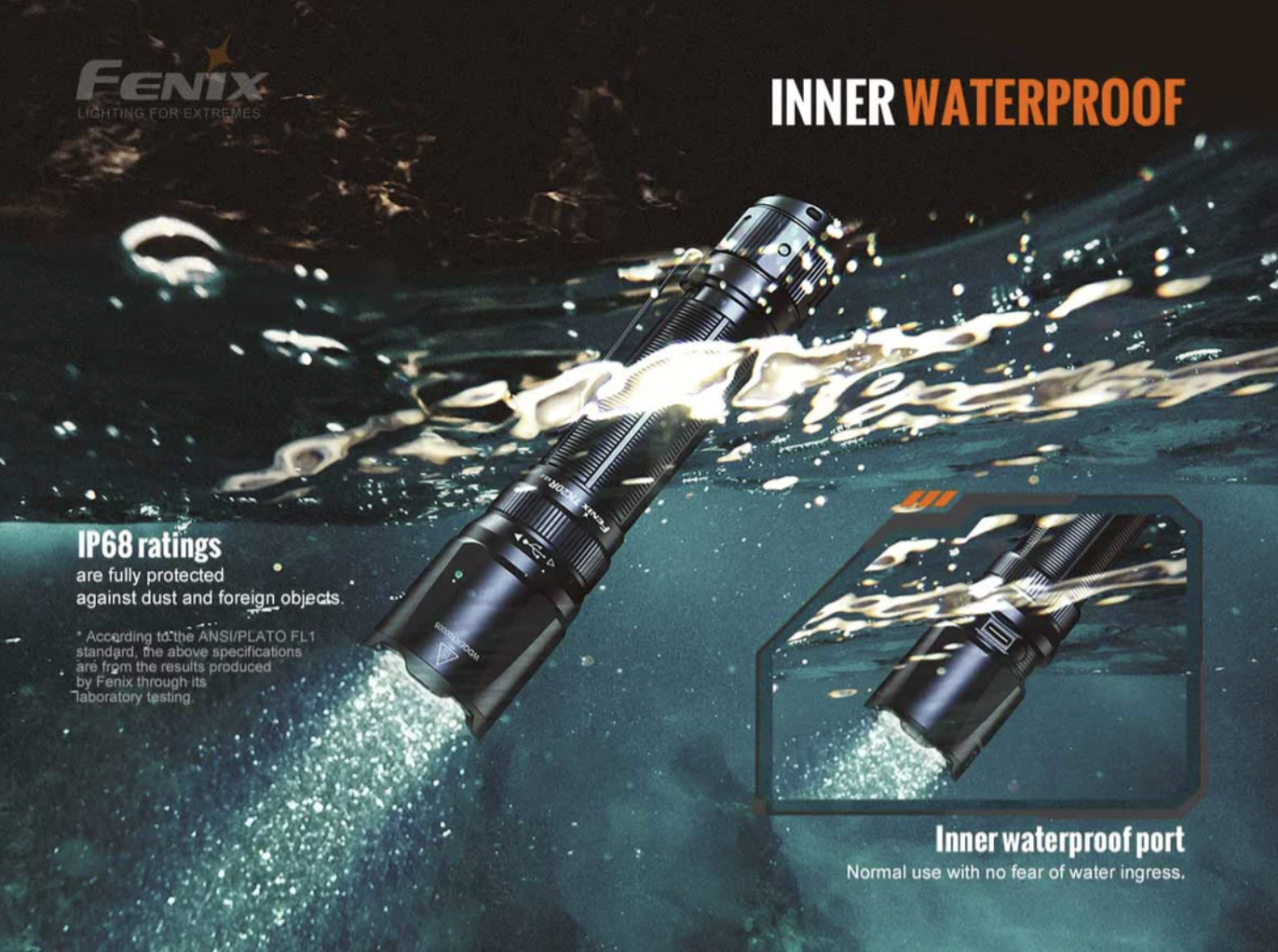 TK20R V2.0 Zaklamp / Flashlight (3000 lumen) incl. Accu