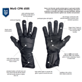 6505 CPN Light Anti Riot Gloves Black