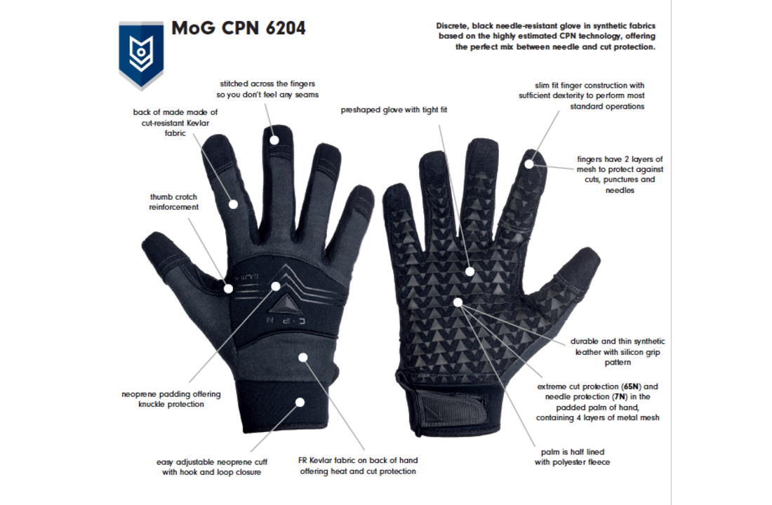Guide 6204 CPN Gloves Black Grey