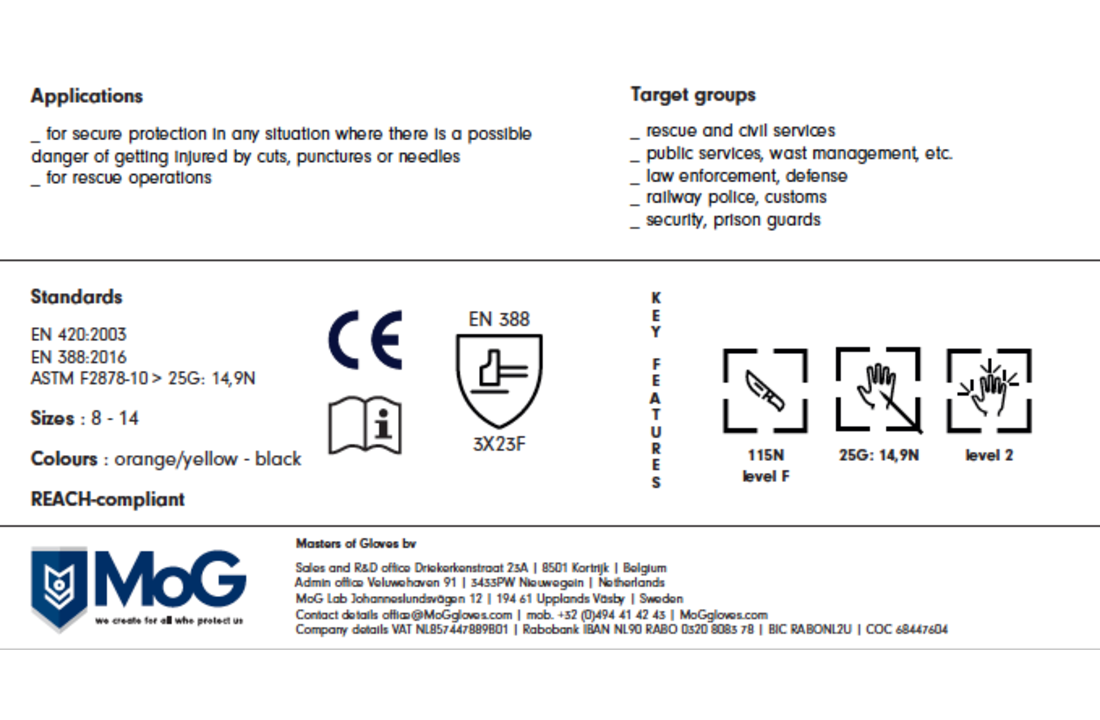 Guide 6401 CPN Gloves Black