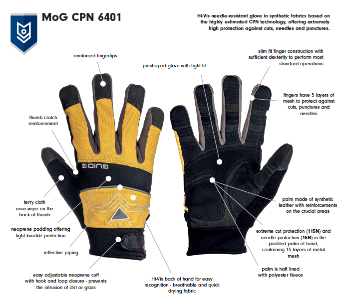 6401 CPN Gloves Black