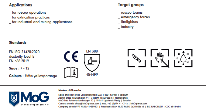 7901 - RESQ Gloves Hi-Vis