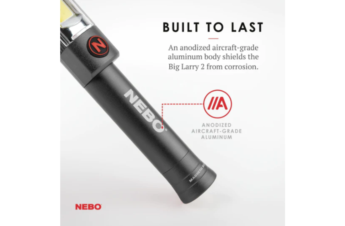 Big Larry 2 Pocket Light Aluminium (500 lumen)