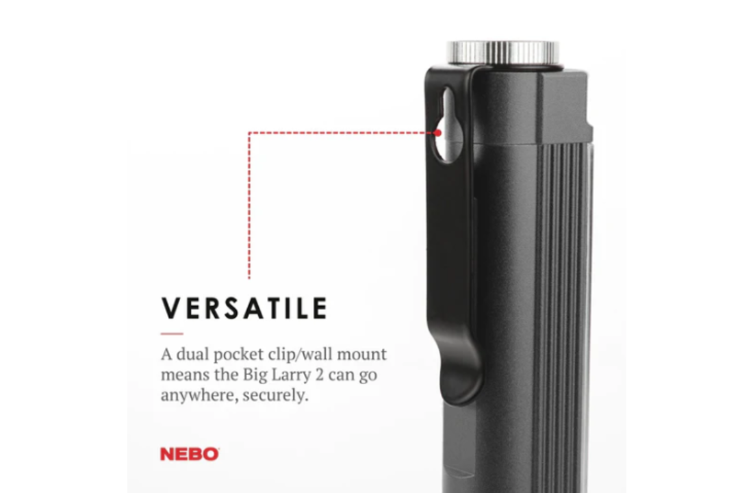 Big Larry 2 Pocket Light Aluminium (500 lumen)