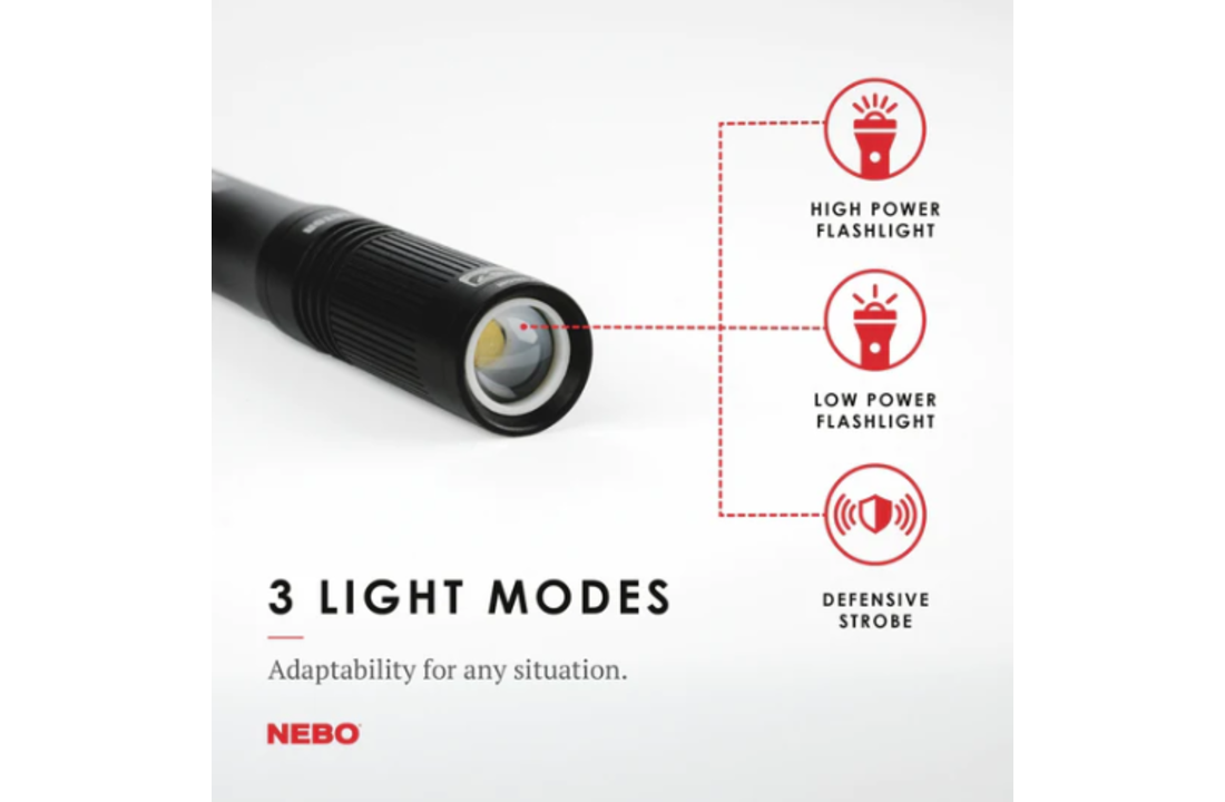 Inspector Pocket Light Black (180 lumen)