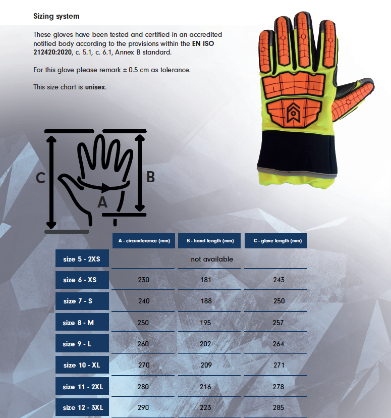 7901 - RESQ Gloves Hi-Vis