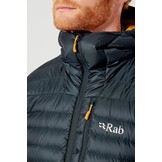 Microlight Alpine Down Jacket Black Graphene Size: S
