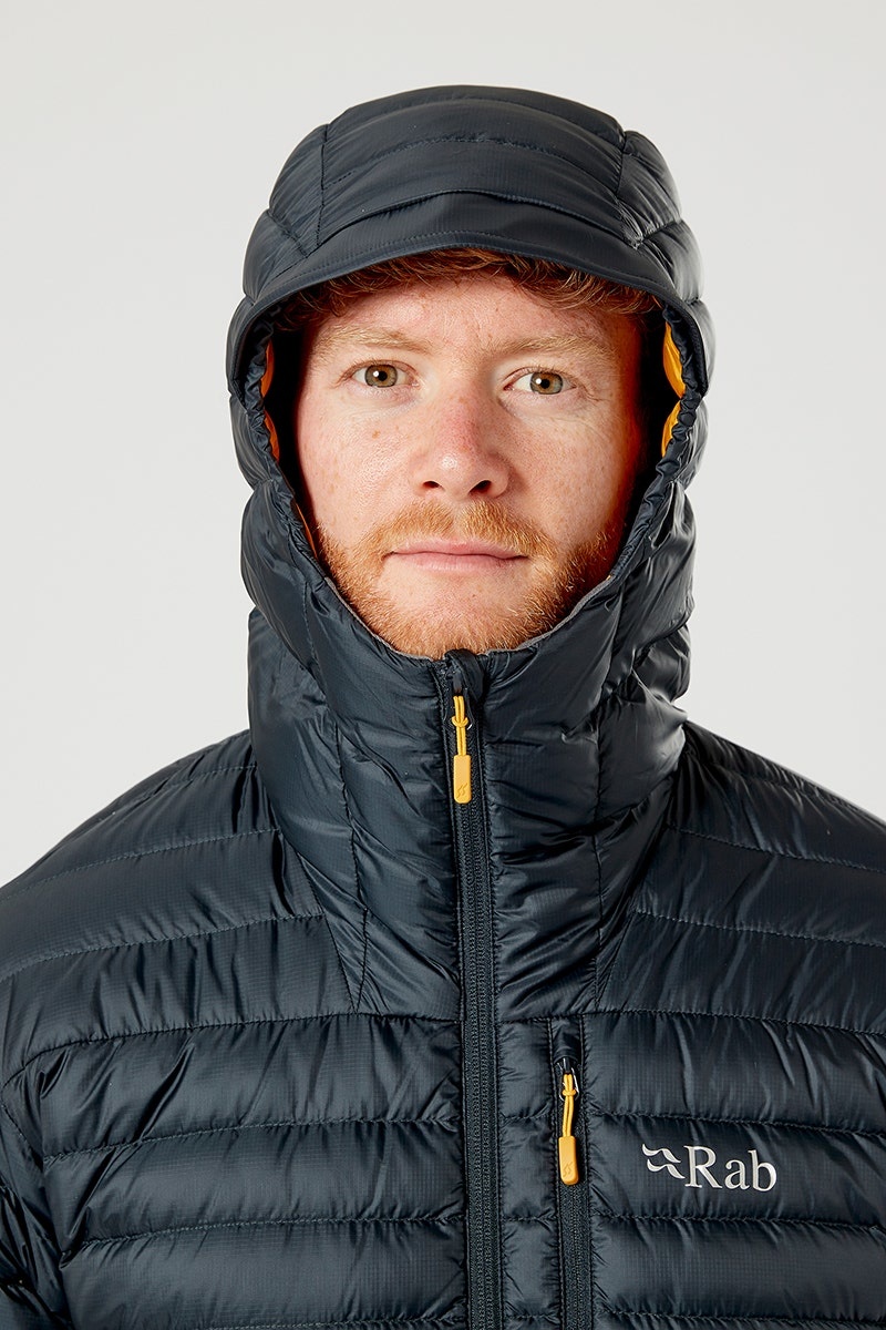 Microlight Alpine Down Jacket Black Graphene Maat: S