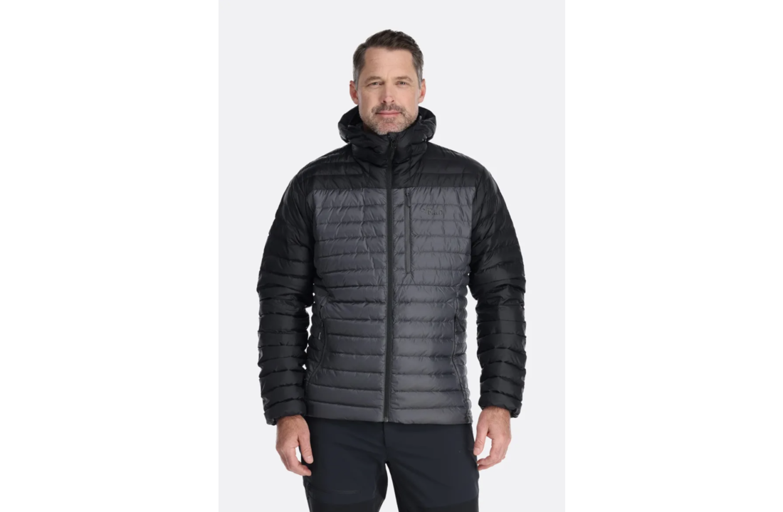 RAB Microlight Alpine Down Jacket Black Graphene - GearPoint