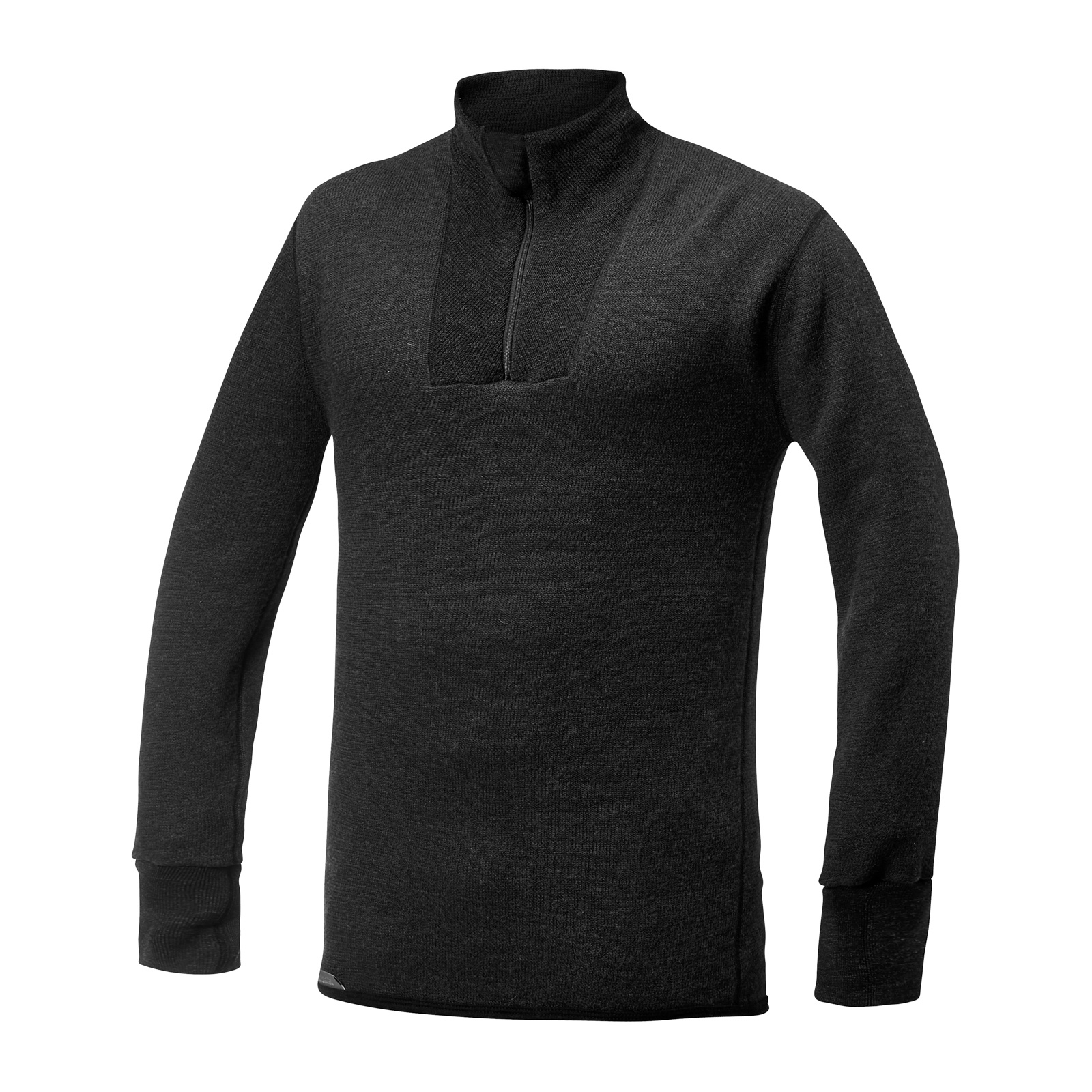 Zip Turtleneck 400 Merino Black