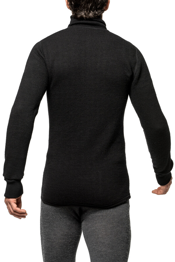 Zip Turtleneck 400 Merino Black