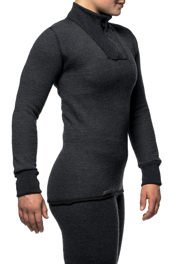 Zip Turtleneck 400 Merino Black