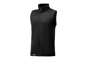 Vest 400 Full Zipper Merino Black