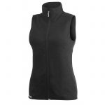 Vest 400 Full Zipper Merino Black