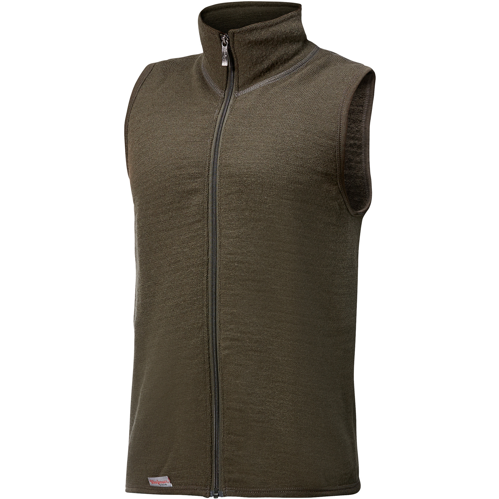 Vest 400 Full Zipper Merino Pine Green