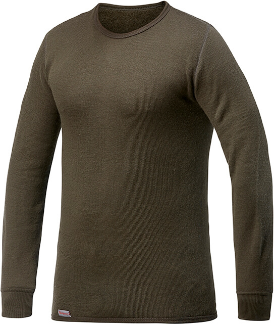 Crewneck 200 Merino LS Shirt Pine Green