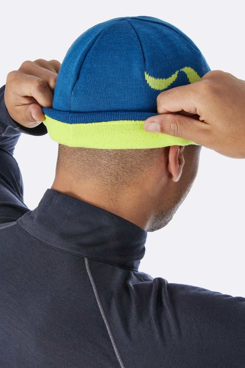 Logo Beanie Marmalade Oxblood Red