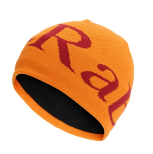 Logo Beanie Marmalade Oxblood Red