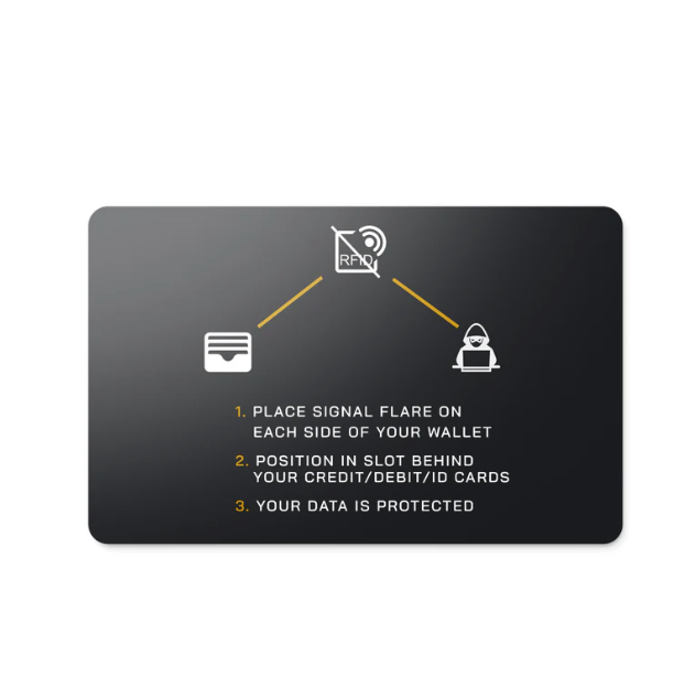 Signal Flare Card 2-pack (RFID Blocker)