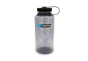 Wide Mouth Sustain Water Bottle 1L Black Grey