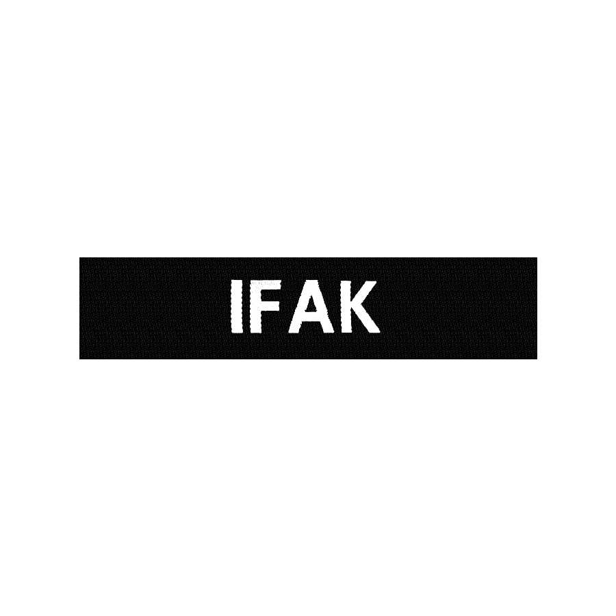 IFAK velcro patch Black / White
