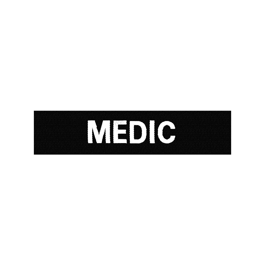 MEDIC velcro patch Black / White
