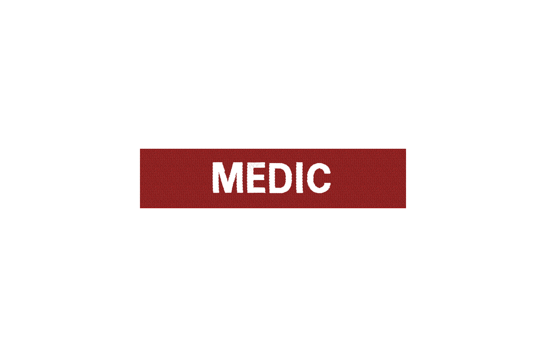 MEDIC velcro patch Red / White