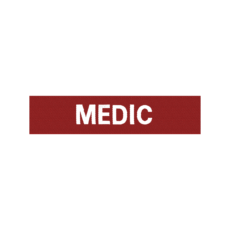 MEDIC velcro patch Red / White