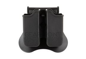 Amomax Double Polymer Glock Mag Pouch Black