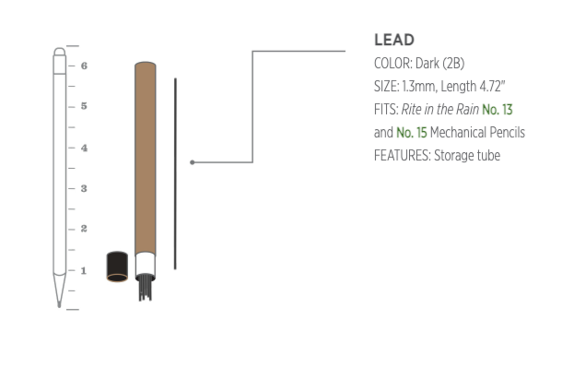 Rite in the Rain Mechanical Clicker Pencils