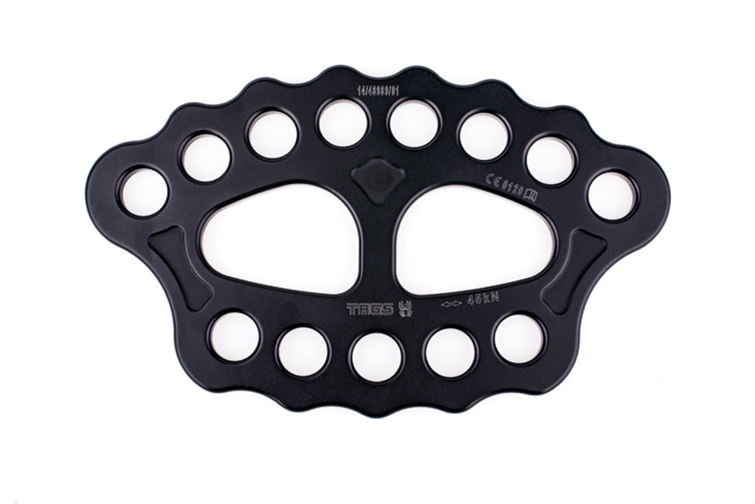 ISC Rigging Plate 45kN Large Black