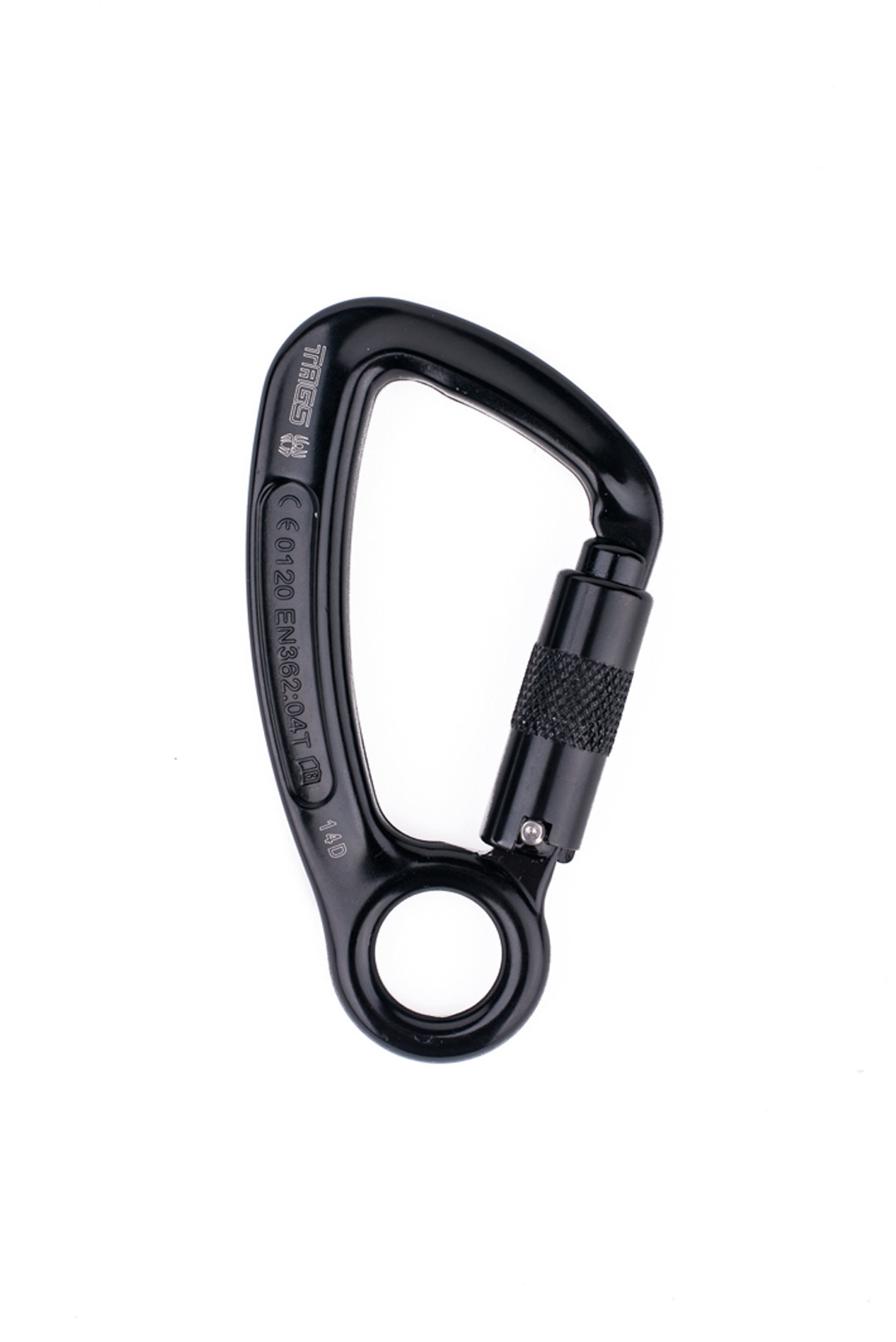ISC KH300 Captive Eye Karabiner 30kN Twistlock Black