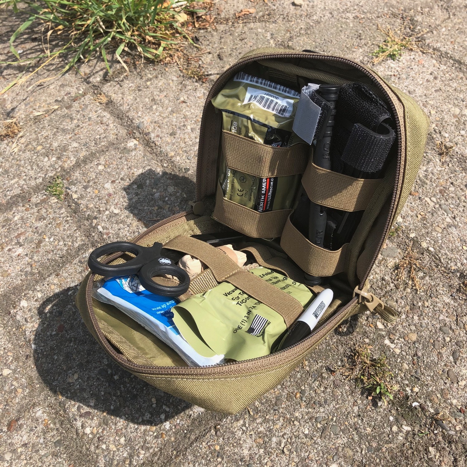 IFAK Basic Set - TQ Black (alleen inhoud)