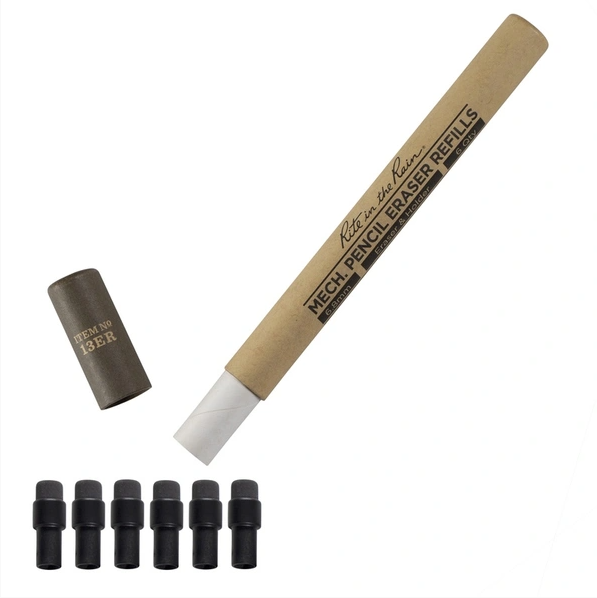 Mechanical Clicker Pencil Eraser Refills (6-pack)
