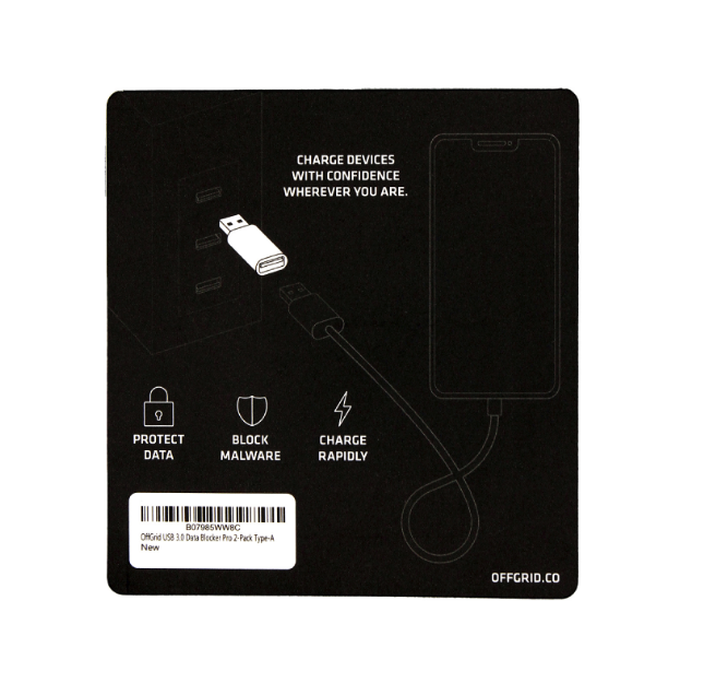 USB 3.0 Data Blocker Pro (USB-A) 2-pack