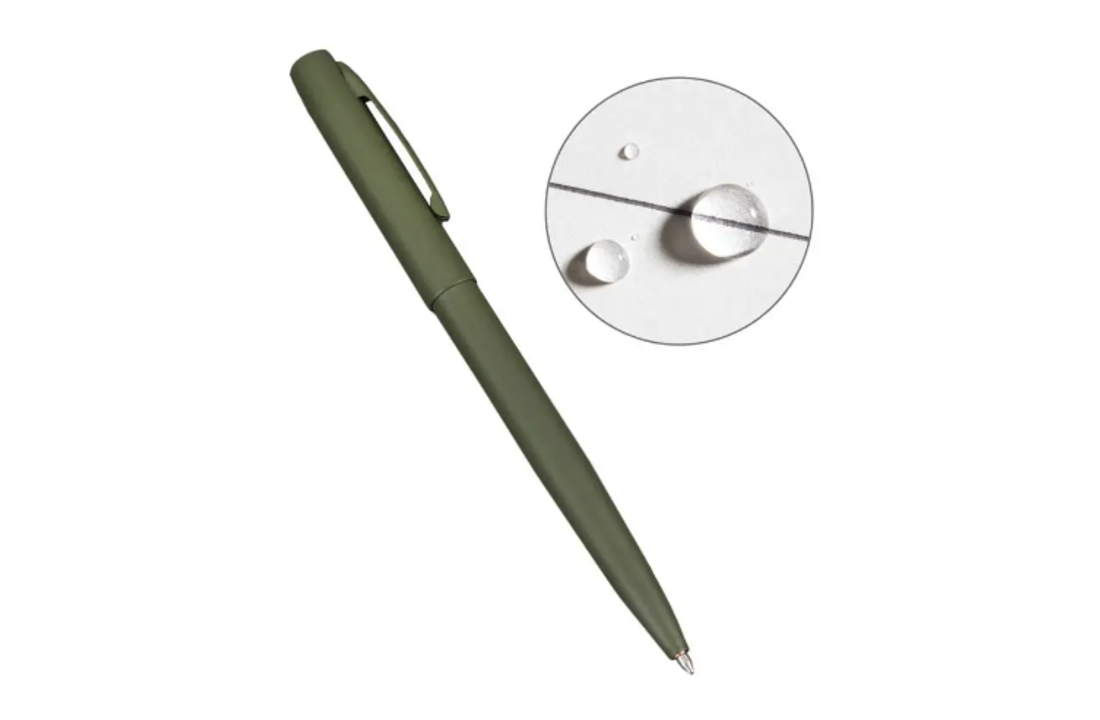 All Weather Clicker Pen Olive