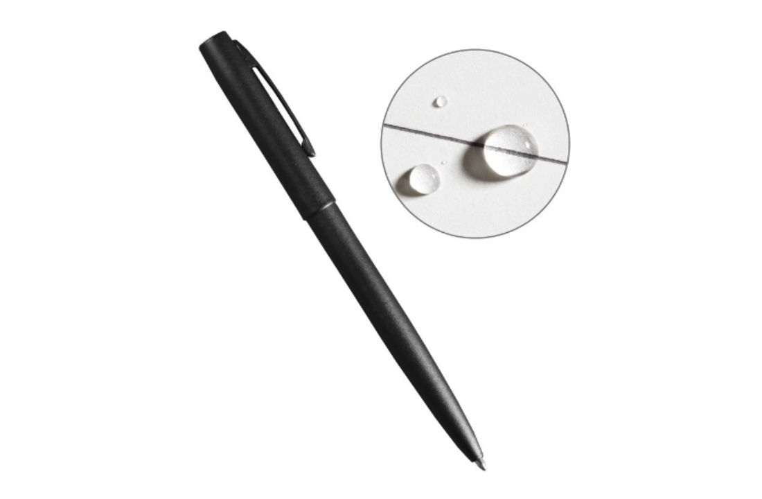 All Weather Clicker Pen Black