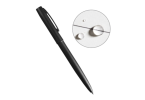 All Weather Clicker Pen Black